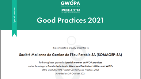 Certificate Good Practice Gwopa