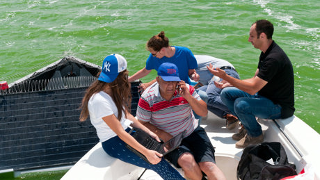 Installation Of The Ultra Sonic Algae Control Devices