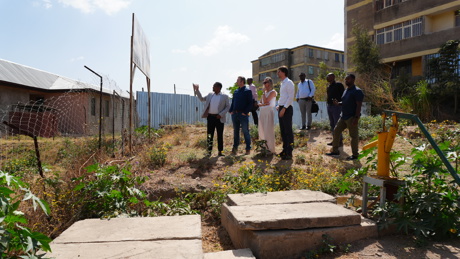 Visiting the wetland in Adama