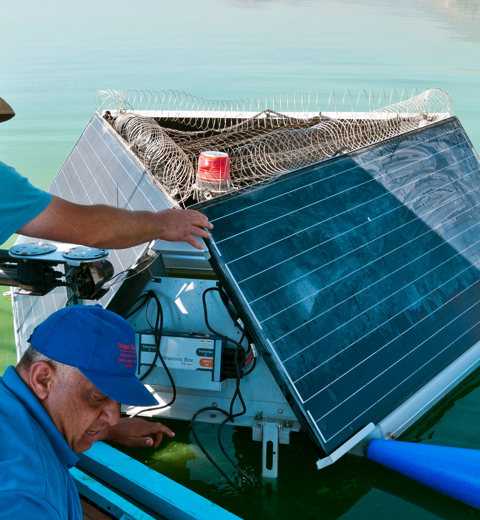 20190705 0016Installing The Buoys