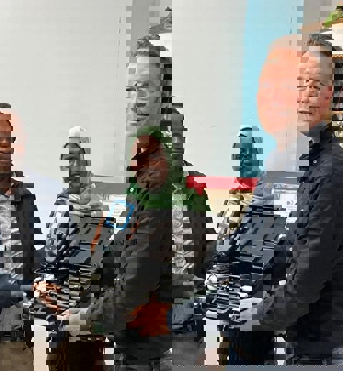 HACH COMPACTED TEST KIT DONATION TO ADAMA WATER SUPPLY AND SEWERAGE SERVICE.