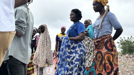 Burkinabe Women On An Ecdd Gire Mission
