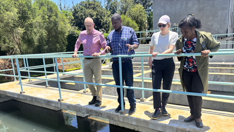 Dutch Water Expetrs Visiting A Kenya Water Facility