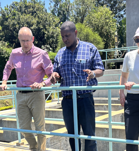 Dutch Water Expetrs Visiting A Kenya Water Facility