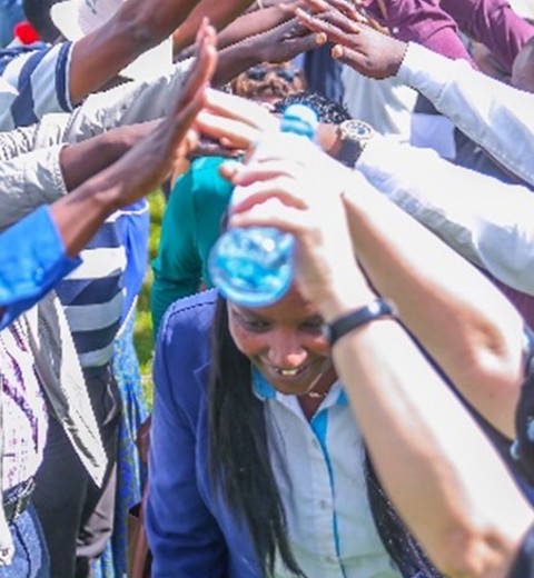Dancing A Njururi Song At The River
