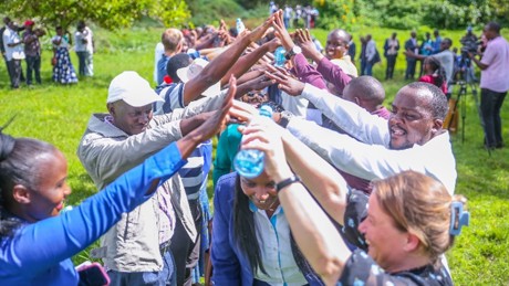 Dancing A Njururi Song At The River