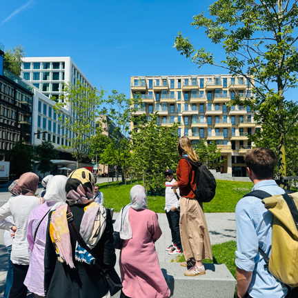 Jordanian Delegation Visiting Water Squares In The Netherlands