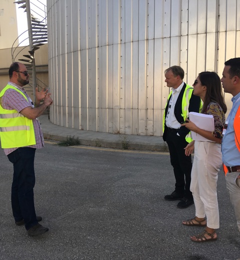 World Waternet Experts Visit A YWC Wastewater Treatment Plant During The Inception Mission In October 2019
