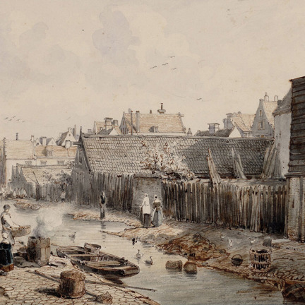 Goudsbloemgracht Omstreeks 1850