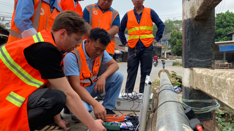 Water Flow Sensoring For GIS