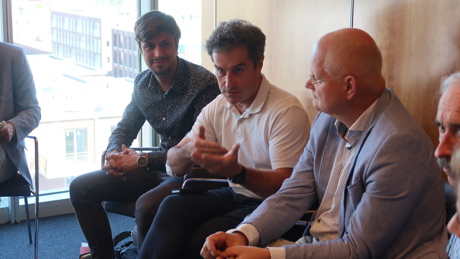 Interactive Session Discussing The Project Initiative Faso Koom In Depth With A Smaller Group.